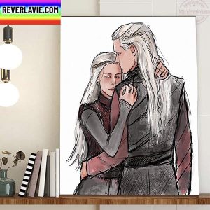 Daemyra Apologist Daemon And Rhaenyra Targaryen Chemistry In HOTD Home Decor Poster Canvas