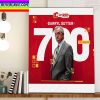Darryl Sutter Coach Calgary Flames With 700 Career Wins Home Decor Poster Canvas