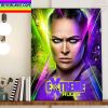 Extreme Rules x Ronda Rousey Official Poster For Fight Week Home Decor Poster Canvas
