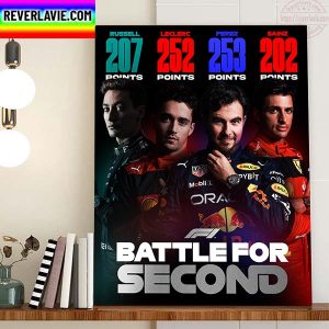 F1 Battle For Second Home Decor Poster Canvas