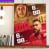 George Kittle And Travis Kelce On National Tight Ends Day In NFL Home Decor Poster Canvas