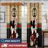 Gucci X Mickey Mouse Fashion Addict With Black Monogram In Hot Pink Background Window Curtain