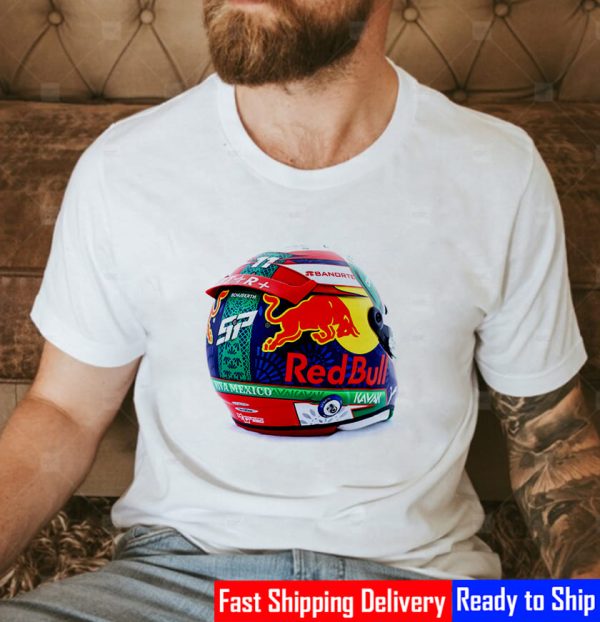 Helmet For Sergio Perez In The Mexico GP Unisex T-Shirt