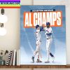 Houston Astros Are 2022 American League Champs And Headed To The World Series Home Decor Poster Canvas