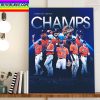 Houston Astros Are Approaching Warp Speed In 2022 MLB Postseason Home Decor Poster Canvas