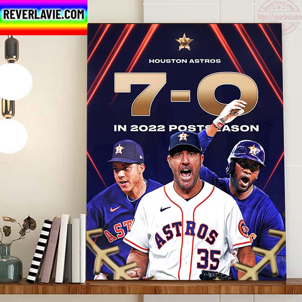 Houston Astros Undefeated In 2022 MLB Postseason Home Decor Poster Canvas Houston Astros Undefeated In 2022 MLB Postseason Home Decor Poster Canvas