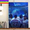 Houston Astros Vs Philadelphia Phillies Game 1 2022 MLB World Series Home Decor Poster Canvas