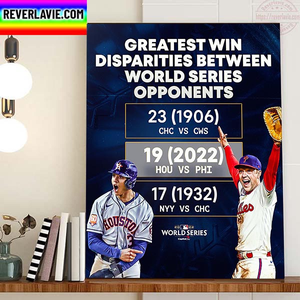 Houston Astros Vs Philadelphia Phillies MLB World Series Opponents Home Decor Poster Canvas Houston Astros Vs Philadelphia Phillies MLB World Series Opponents Home Decor Poster Canvas