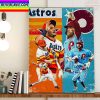 Houston Astros Silver Slugger Award Finalists Home Decor Poster Canvas