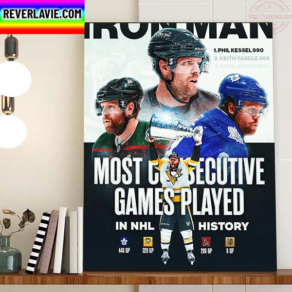 Iron Man Phil Kessel Playing 990th Consecutive Game Home Decor Poster Canvas Iron Man Phil Kessel Playing 990th Consecutive Game Home Decor Poster Canvas