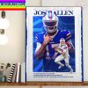 Las Vegas Raiders Win Houston Texas With Josh Jacobs Record Day Home Decor Poster Canvas