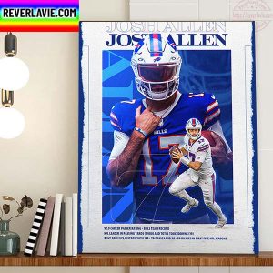 Josh Allen Buffalo Bills Is Special Go Bills Bills Mafia Home Decor Poster Canvas
