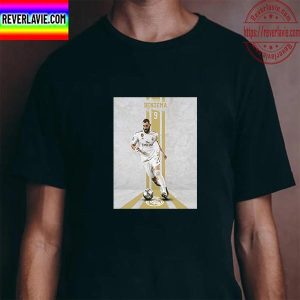 Karim Benzema 9 Real Madrid Winner Ballon DOr 2022 Unisex T-Shirt