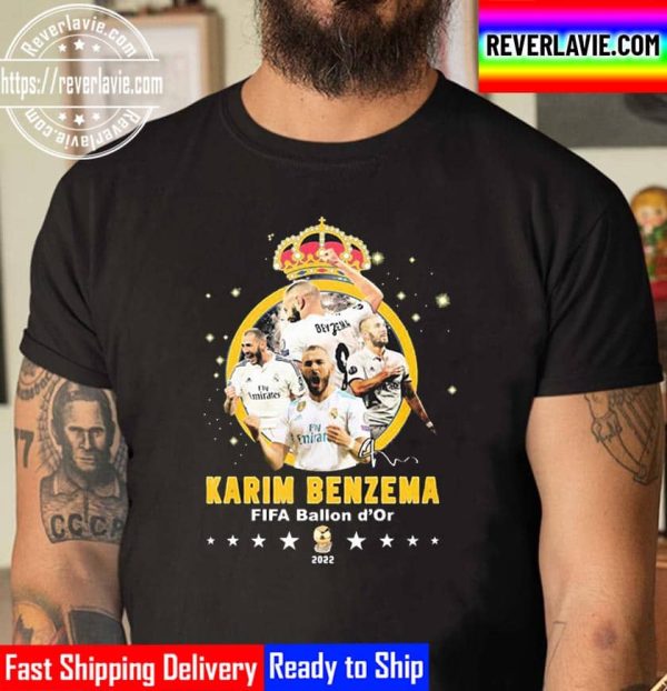 Karim Benzema FIFA Ballon D’Or 2022 Unisex T-Shirt