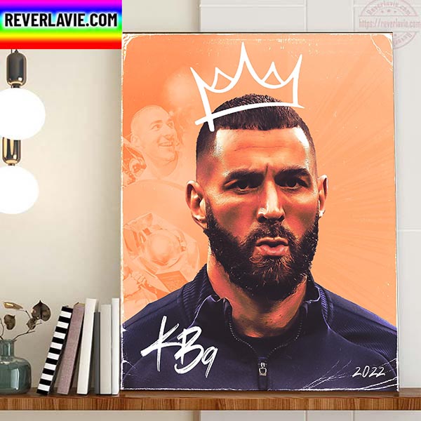 Karim Benzema King Karim Crown The 2022 Ballon Dor Winner Home Decor Poster Canvas Karim Benzema King Karim Crown The 2022 Ballon Dor Winner Home Decor Poster Canvas