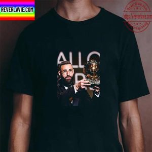 Karim Benzema Real Madrid The 2022 Ballon Dor Award Unisex T-Shirt