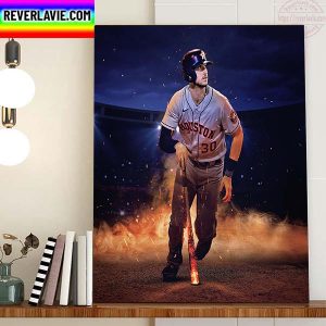 King Tuck Houston Astros Kyle Tucker In 2022 MLB World Series Home Decor Poster Canvas