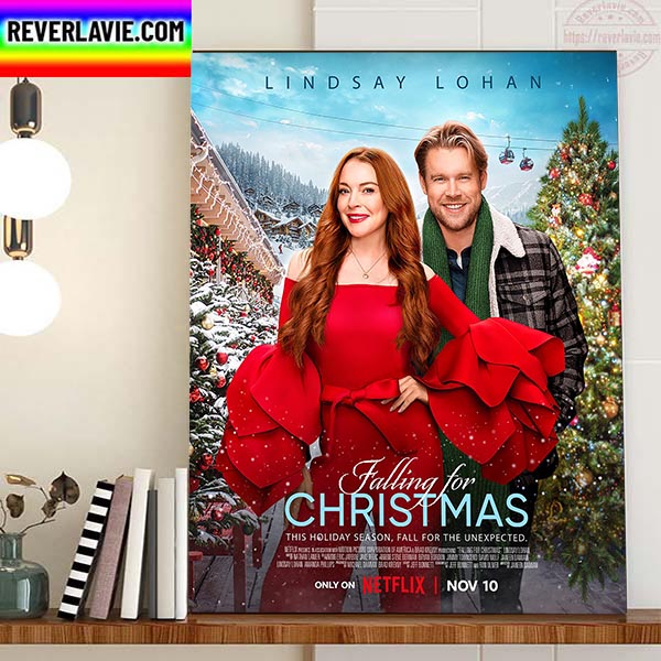 Lindsay Lohan In Falling For Christmas Poster Movie Home Decor Poster Canvas Lindsay Lohan In Falling For Christmas Poster Movie Home Decor Poster Canvas