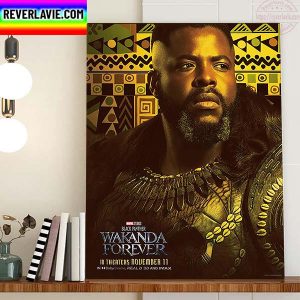 MBaku In Black Panther Wakanda Forever Of Marvel Studios Home Decor Poster Canvas