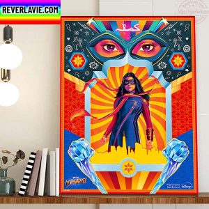 Marvel Studios Ms Marvel Disney+ TV Show Artwork Home Decor Poster Canvas