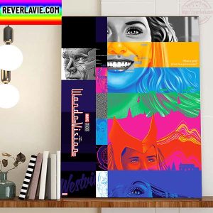 Marvel Studios Wanda Vision Disney+ TV Show Artwork Home Decor Poster Canvas
