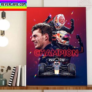 Max Verstappen Has Won The F1 World Championship 2022 Home Docor Poster Canvas