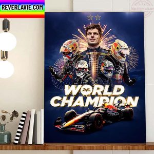 Max Verstappen Is Back To Back F1 Champion Home Docor Poster Canvas