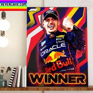 Max Verstappen Wins In Austin USGP F1 2022 Winner Home Decor Poster Canvas