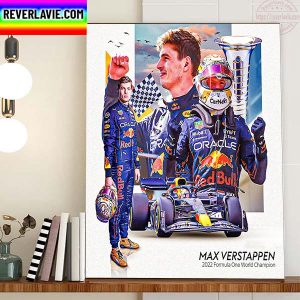 Max Verstappen You Are A Two Time F1 World Champion Home Docor Poster Canvas