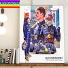 Max Verstappen You Are A Two Time F1 World Champion Home Docor Poster Canvas