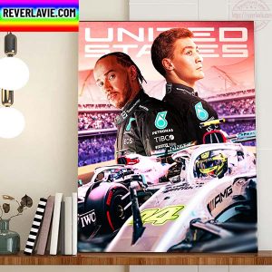 Mercedes AMG PETRONAS F1 Team Is On United States GP Home Decor Poster Canvas