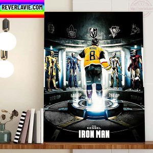NHL Iron Man Phil Kessel Playing 990th Consecutive Game Home Decor Poster Canvas