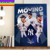 New York Yankees Are Back In The ALCS 2022 MLB Postseason Home Decor Poster Canvas