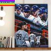 New York Yankees Vs Houston Astros Game 2 On MLB ALCS 2022 Postseason Home Decor Poster Canvas