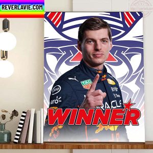 Oracle Red Bull Racing Are The 2022 Constructors World Champions With Max Verstappen Home Decor Poster Canvas
