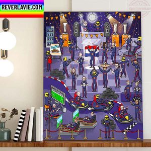 Party Time For F1 Team Oracle Red Bull Racing Home Decor Poster Canvas