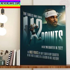Philadelphia Eagles The Most Points In NFL History Home Decor Poster Canvas