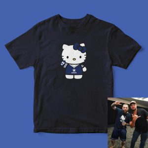 Post Malone wearing Hello Kitty Dallas Cowboys T-shirt