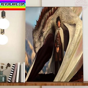 Prince Lucerys Velaryon The Valiant And Arrax In HOTD Home Decor Poster Canvas
