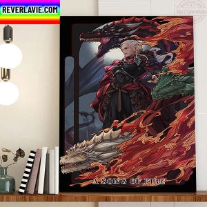 Queen Rhaenyra Targaryen Dragons A Song Of Fire And Ice Home Decor Poster Canvas