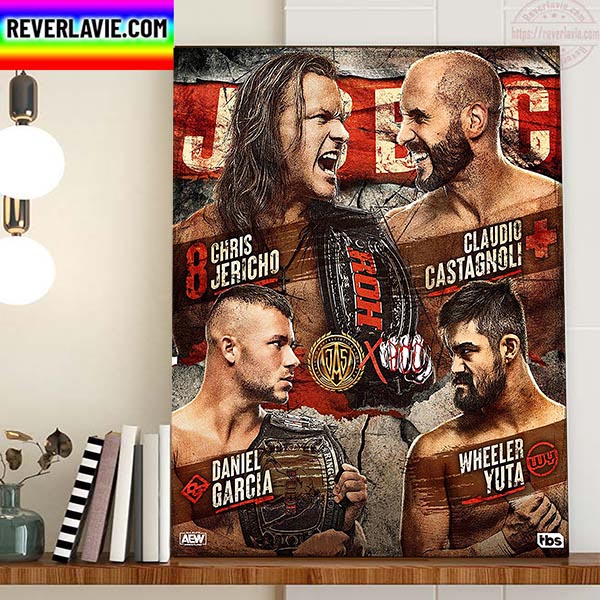 ROH Pure Champ And ROH World Champ At AEW Dynamite Home Decor Poster Canvas ROH Pure Champ And ROH World Champ At AEW Dynamite Home Decor Poster Canvas