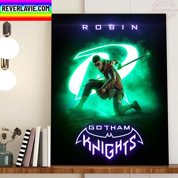 Robin In Gotham Knights Home Decor Poster Canvas Robin In Gotham Knights Home Decor Poster Canvas