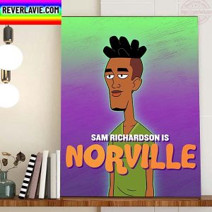 Sam Richardson Is Norville In Velma Series Home Decor Poster Canvas
