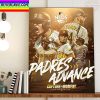 San Diego Padres 2022 MLB WildCard 1st Pitcher In Postseason Home Decor Poster Canvas