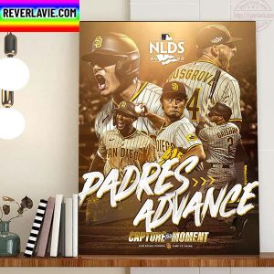 San Diego Padres Advance 2022 MLB NLDS Home Decor Poster Canvas
