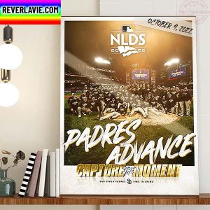 San Diego Padres Advance In MLB ALDS 2022 Home Docor Poster Canvas