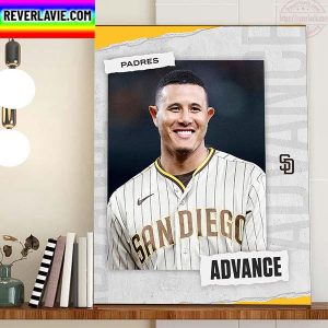 San Diego Padres Advance To The MLB NLDS 2022 Home Decor Poster Canvas