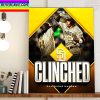 San Diego Padres Clinched Wild Card Spot 2022 Home Decor Poster Canvas