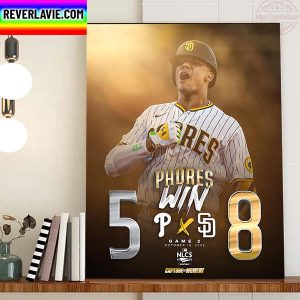 San Diego Padres Game Two Is Ours Capture The Moment 2022 MLB NLCS Home Decor Poster Canvas