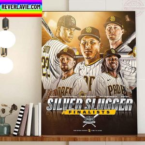 San Diego Padres Silver Slugger Award Finalists Home Decor Poster Canvas